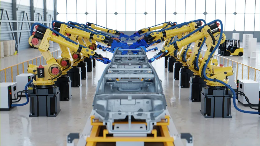 Aplicação de compressor na fabricação automotiva