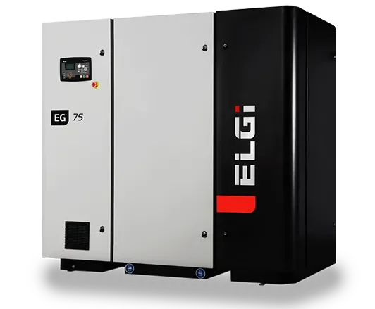 Compressor de ar parafuso ELGi Série EG de Alta Potência